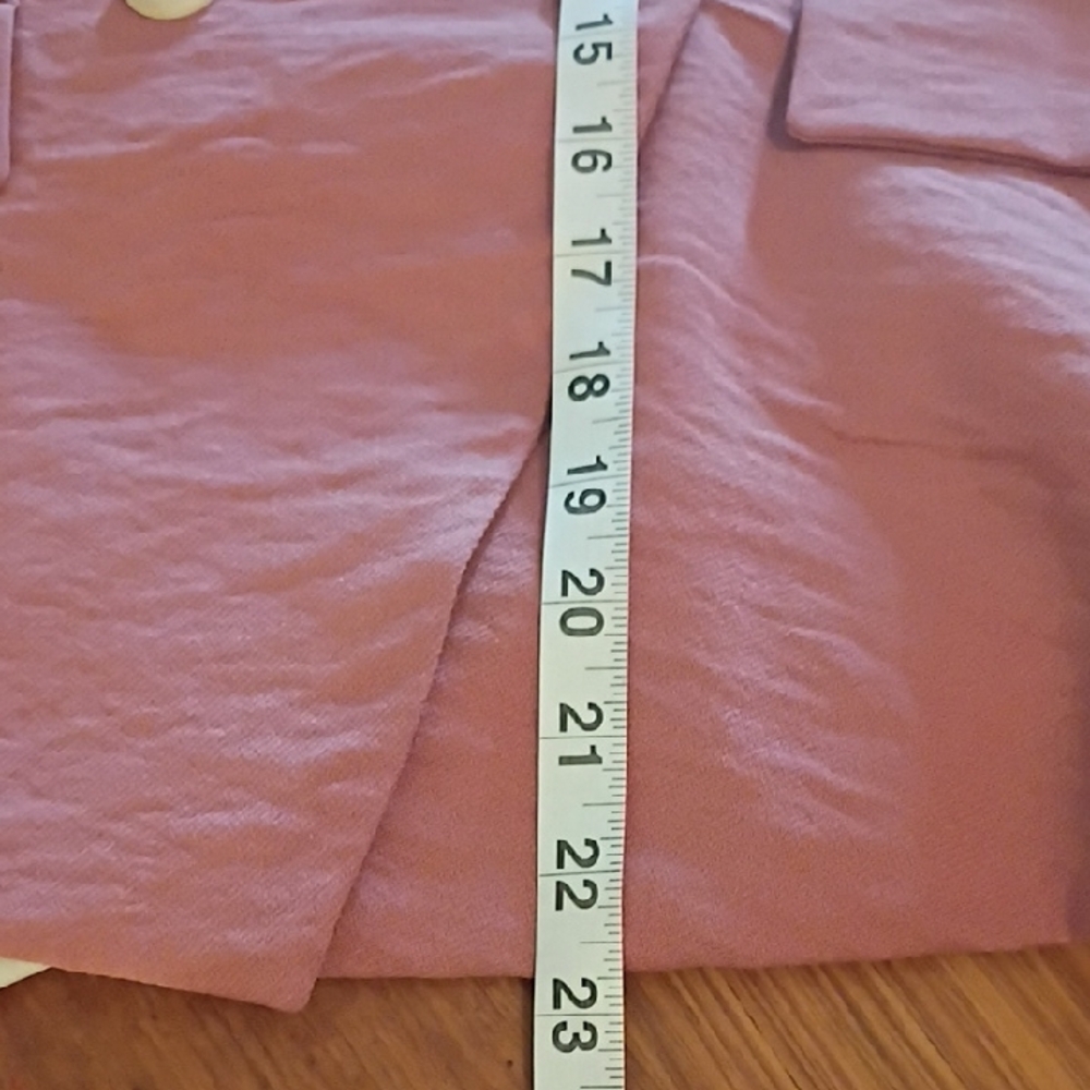 NWT Bishop + young ( Anthropologie)  Double-Breasted Rosey/ Salmon  Blazer. - Picture 11 of 11